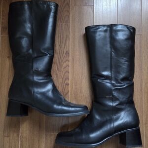 Black Knee-High Boots